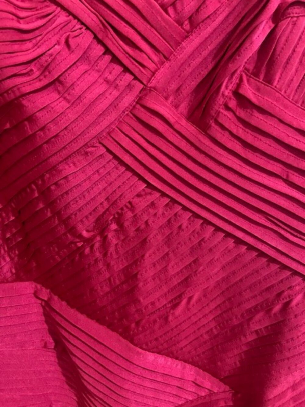 Tadashi Shoji | Pink Fuschia Bandage Bodycon Dress Size S - Picture 4 of 13